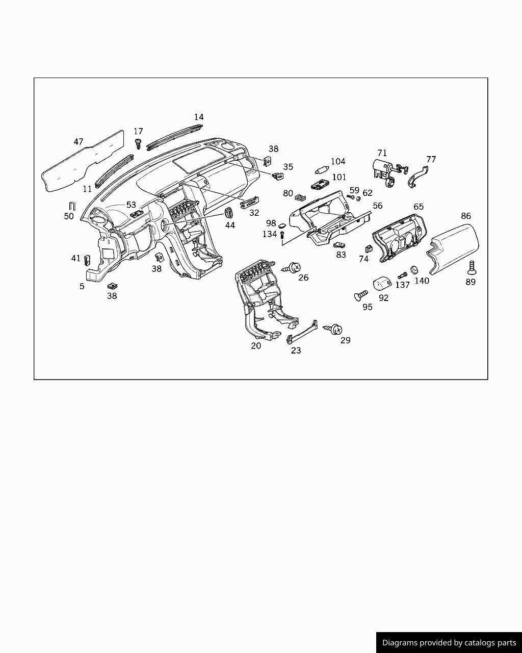 Car part diagram