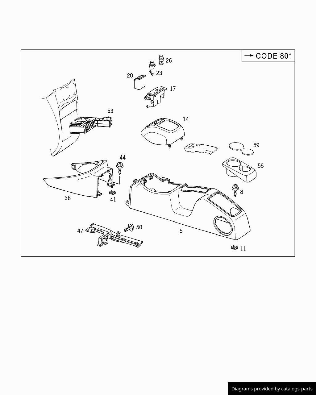 Car part diagram
