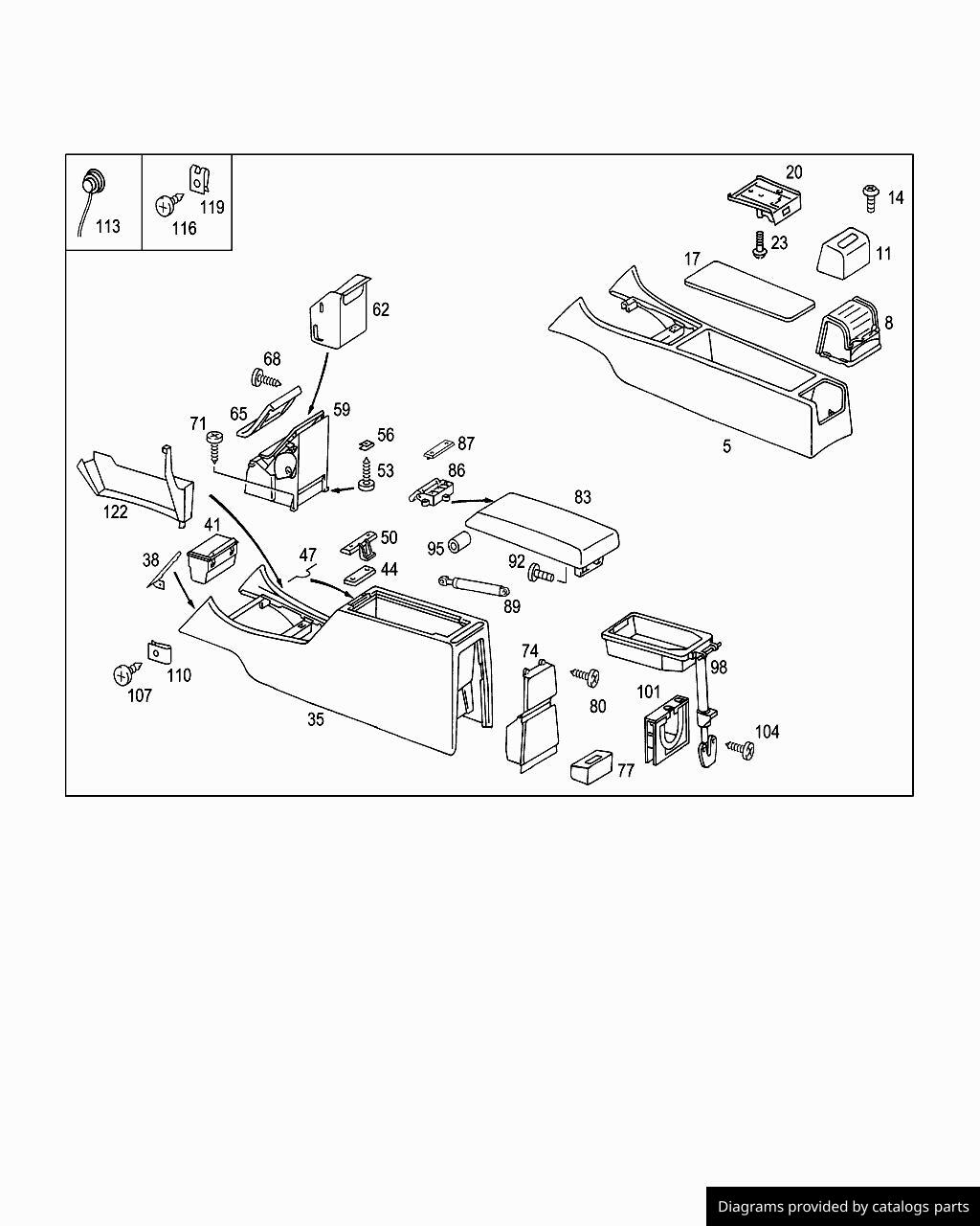 Car part diagram