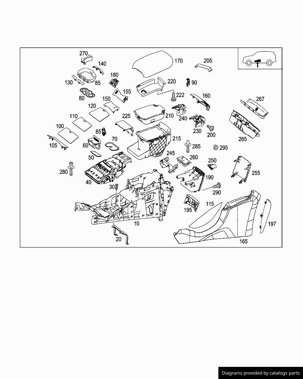 Car part diagram
