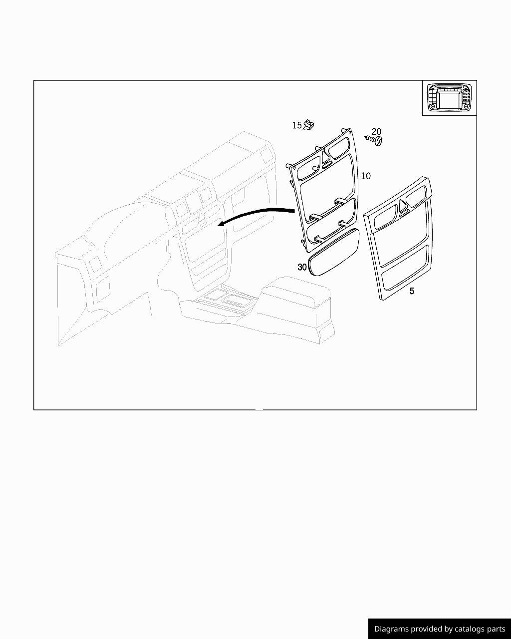 Car part diagram