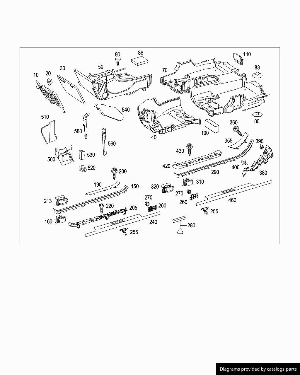 Car part diagram