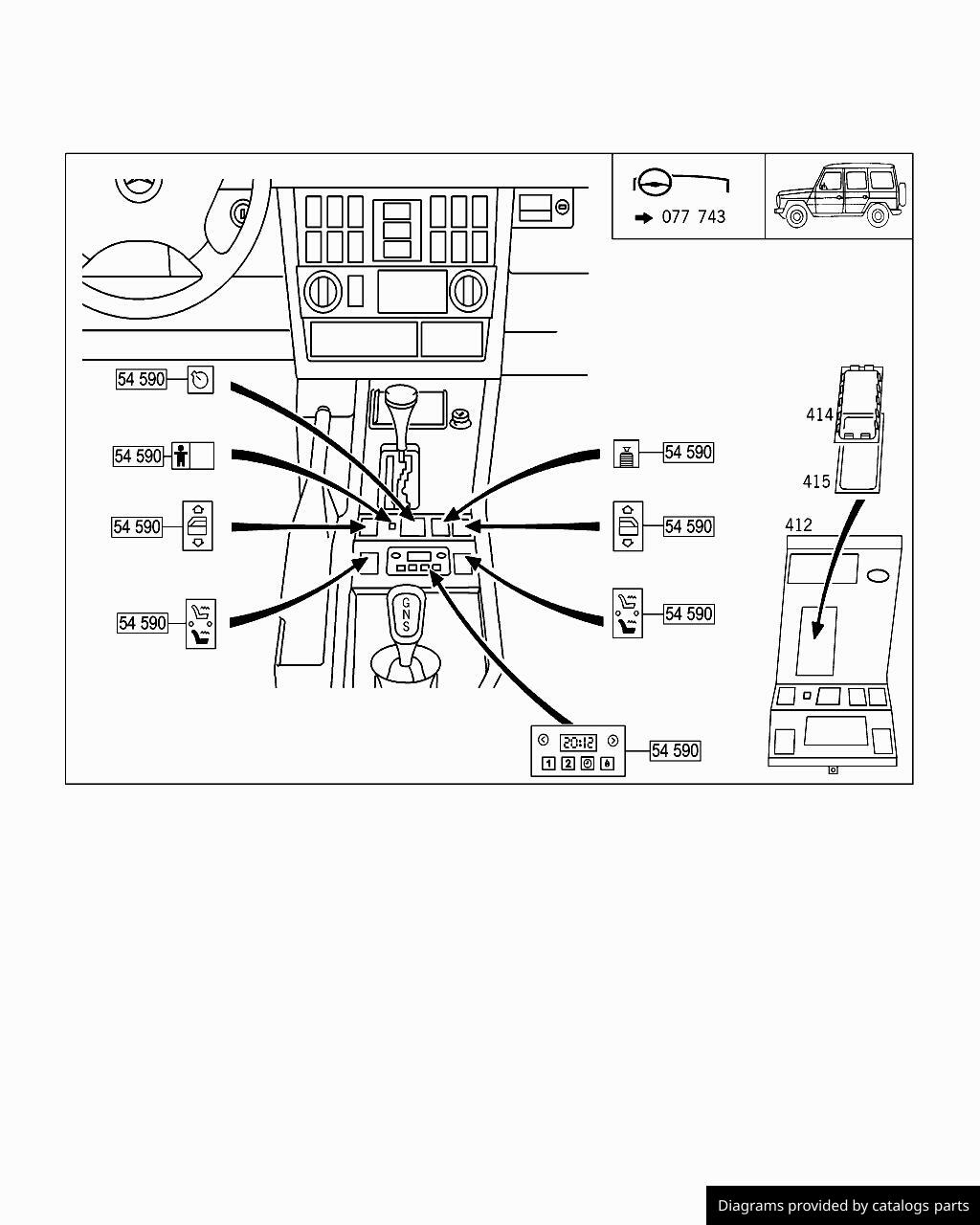 Car part diagram