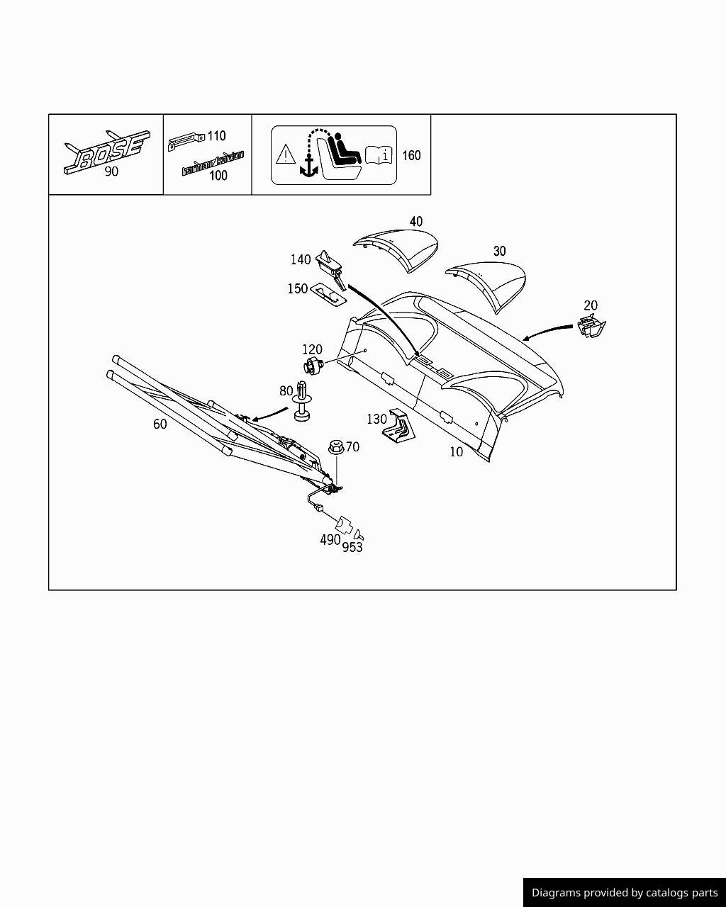 Car part diagram