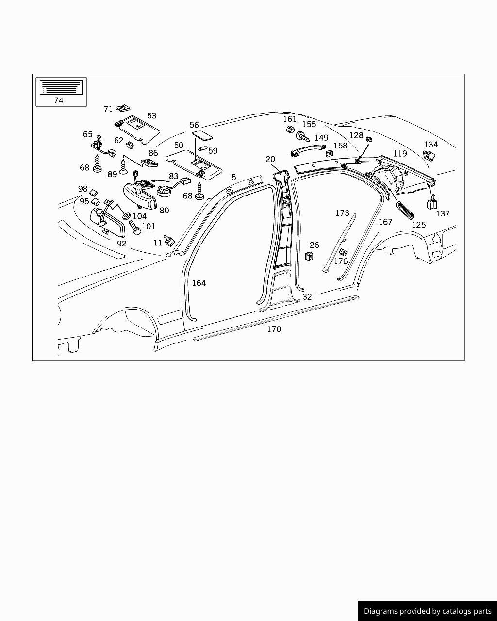 Car part diagram