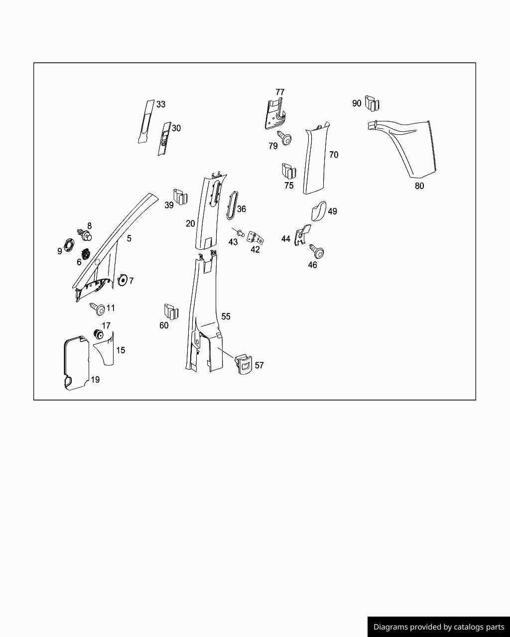 Car part diagram