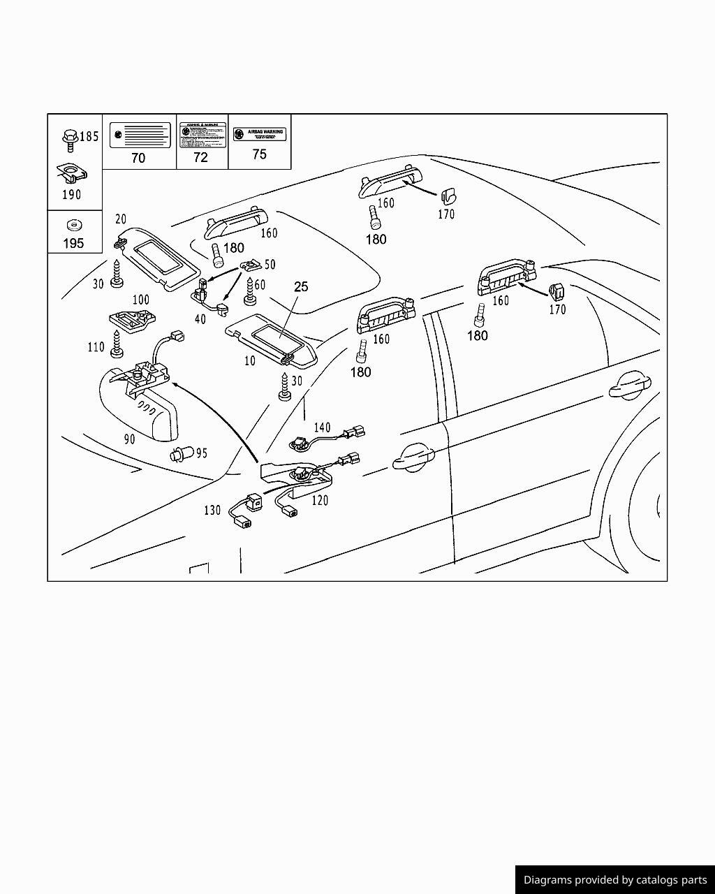 Car part diagram