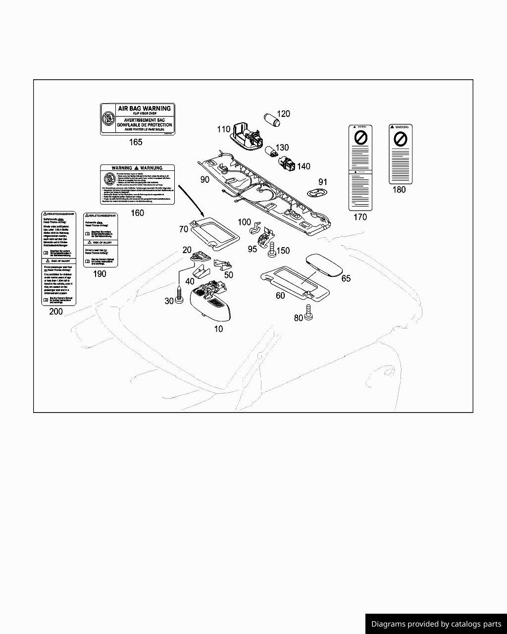 Car part diagram