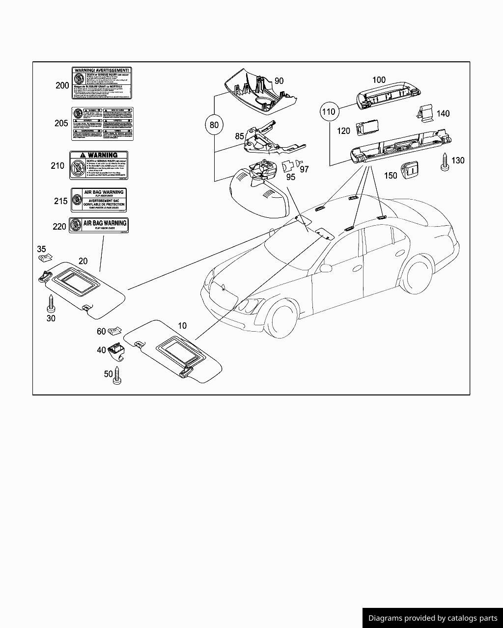 Car part diagram
