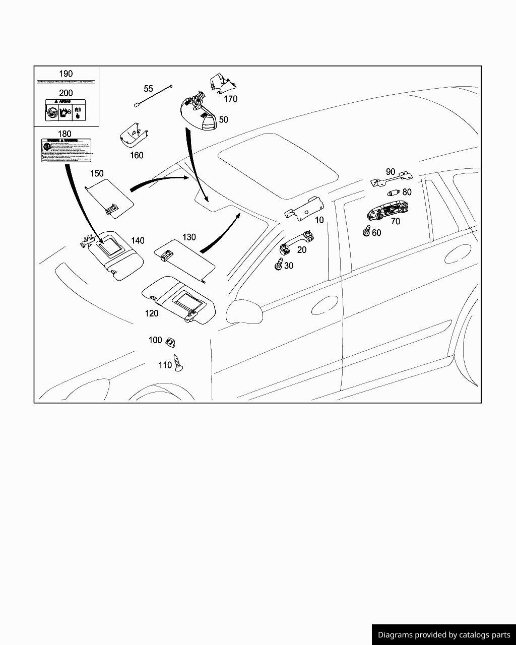 Car part diagram
