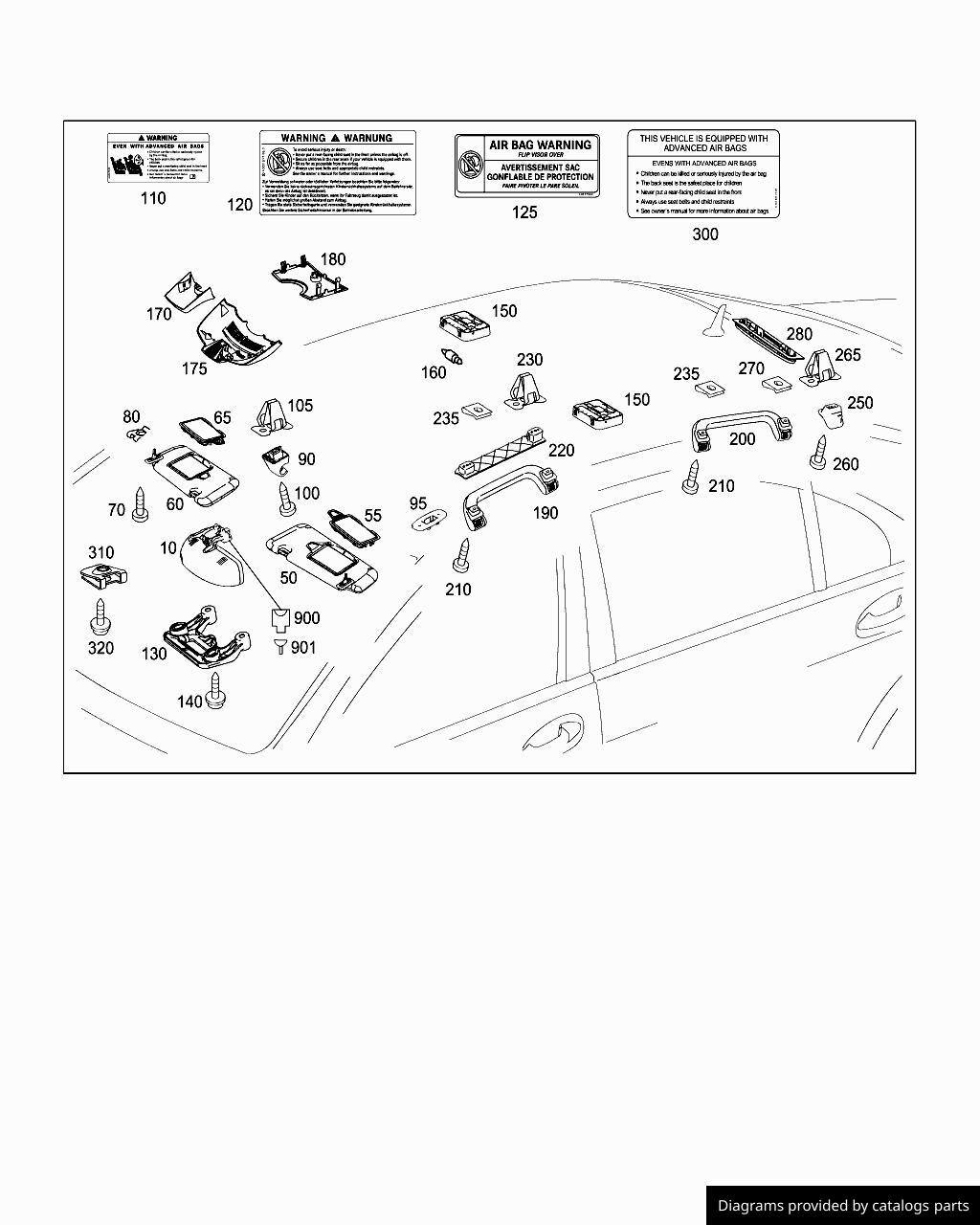 Car part diagram