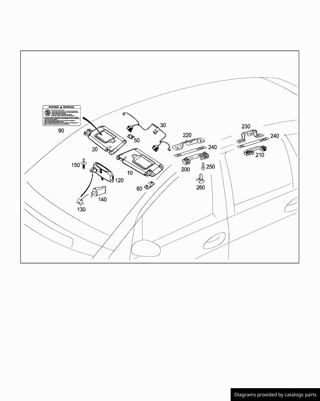 Car part diagram