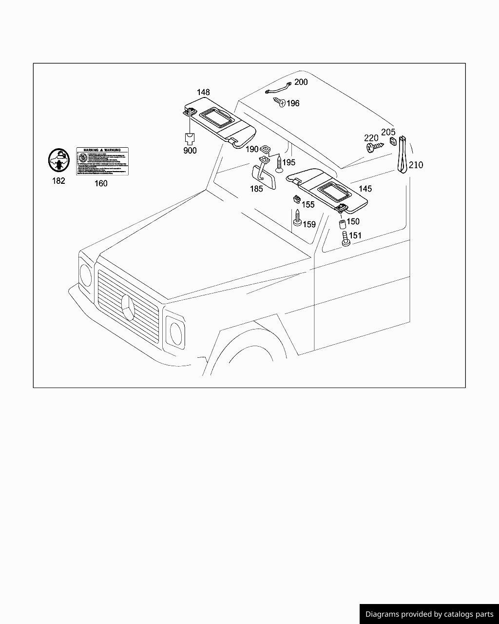 Car part diagram
