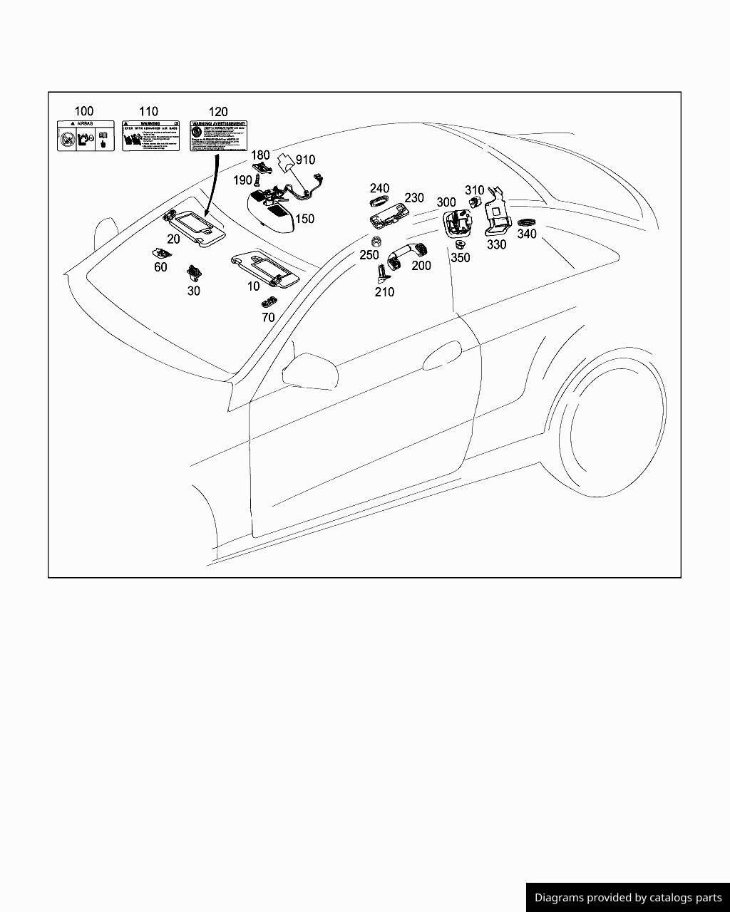 Car part diagram
