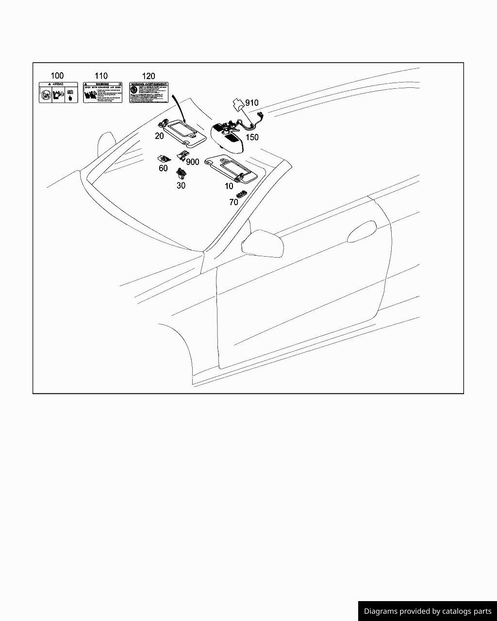 Car part diagram