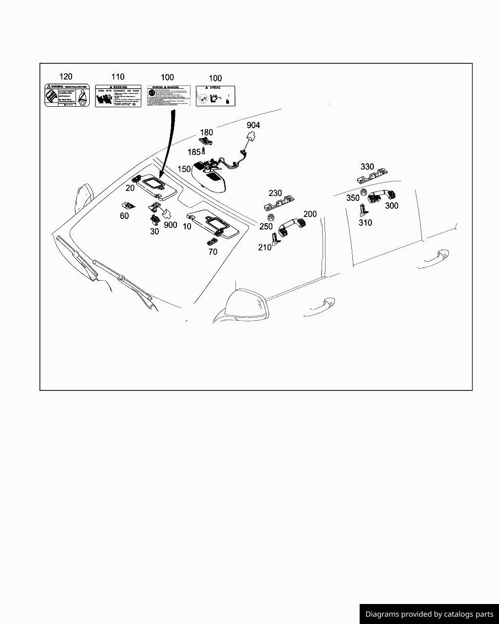 Car part diagram