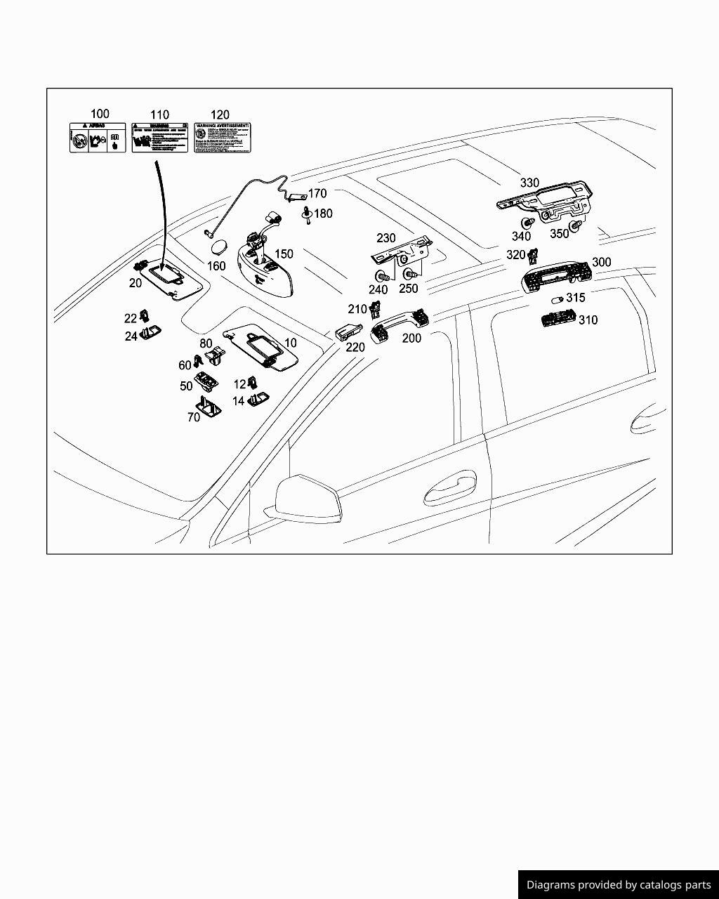 Car part diagram