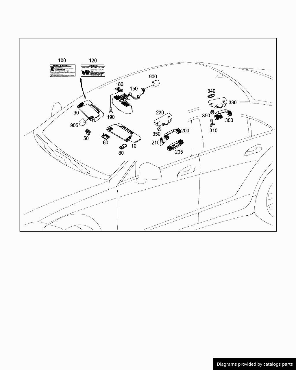 Car part diagram