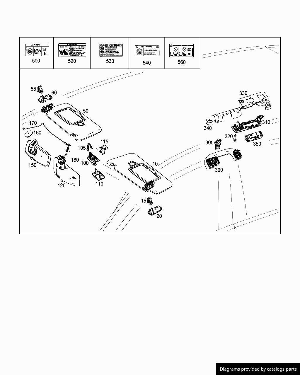 Car part diagram