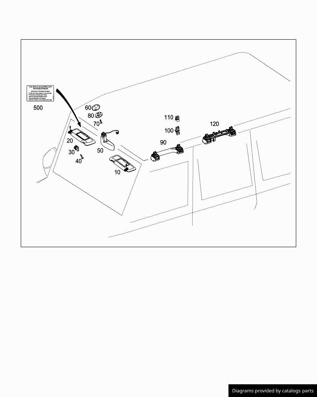 Car part diagram