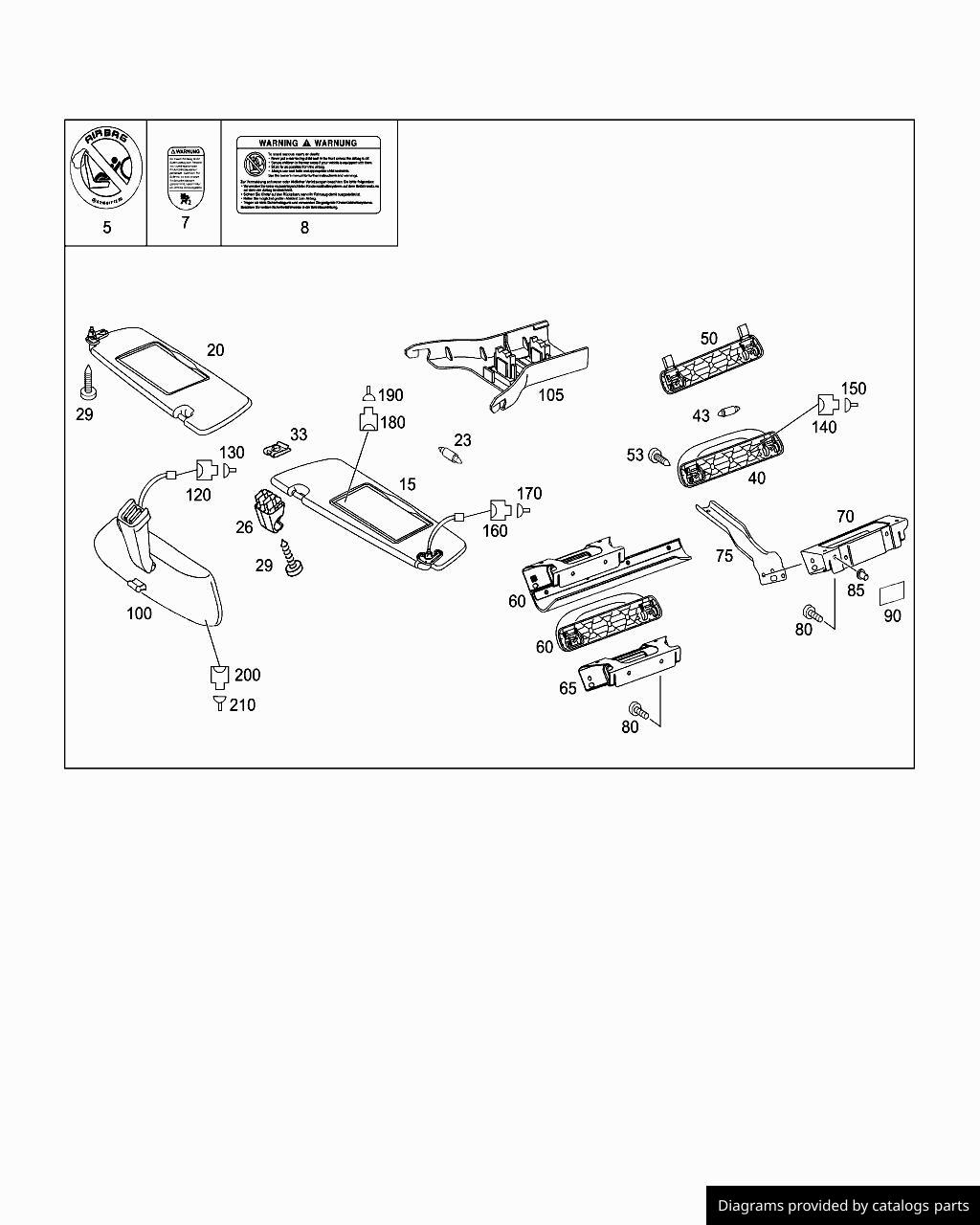 Car part diagram