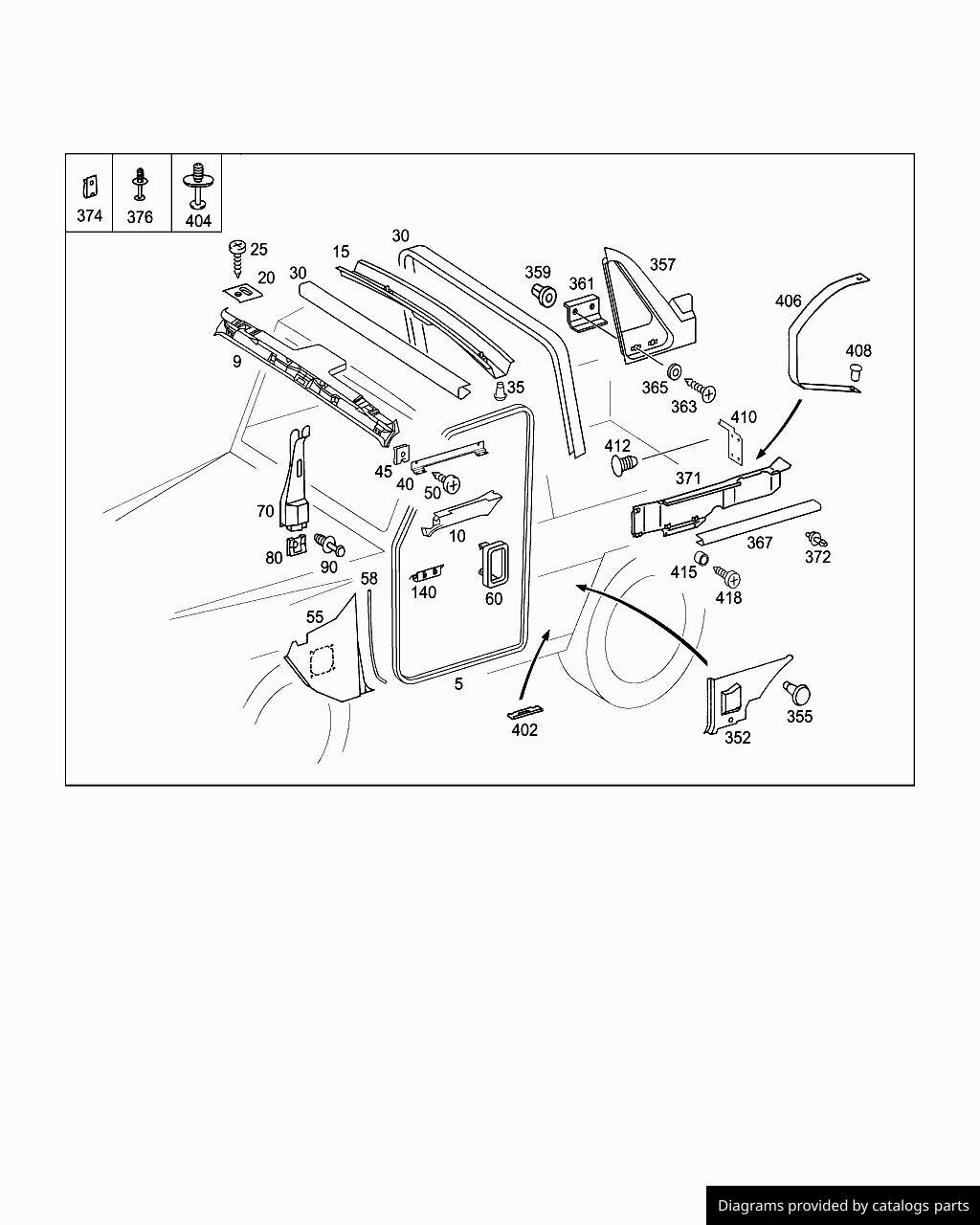 Car part diagram