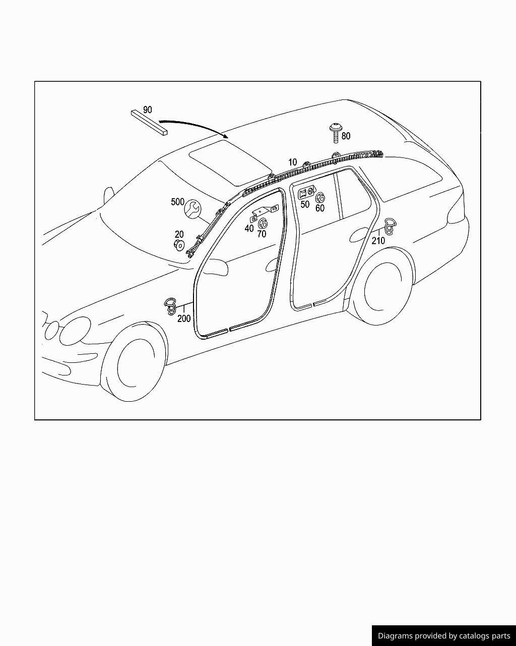 Car part diagram