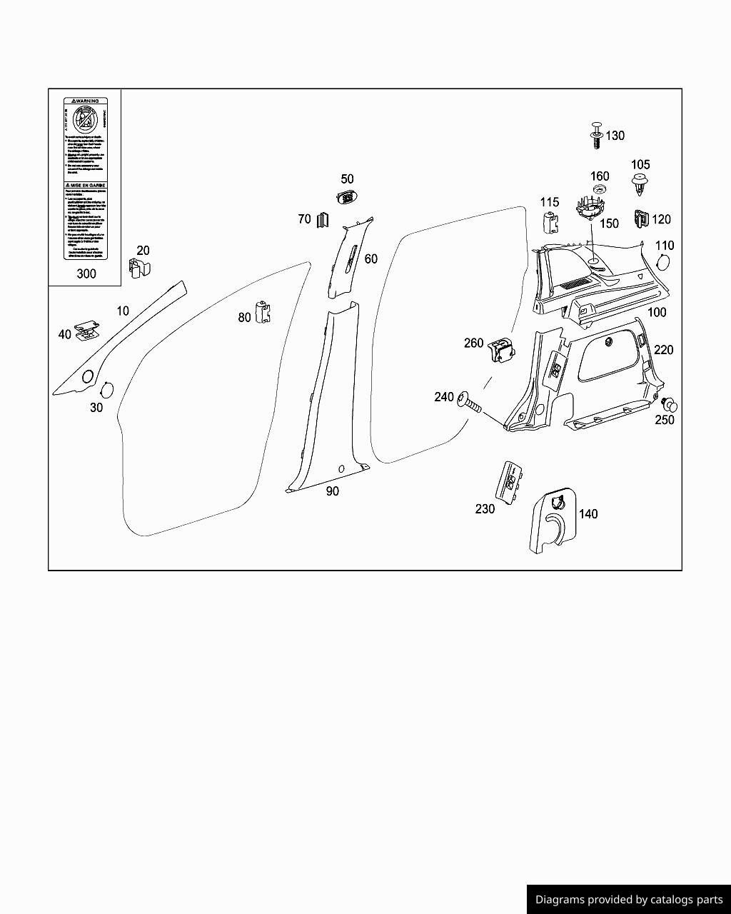 Car part diagram