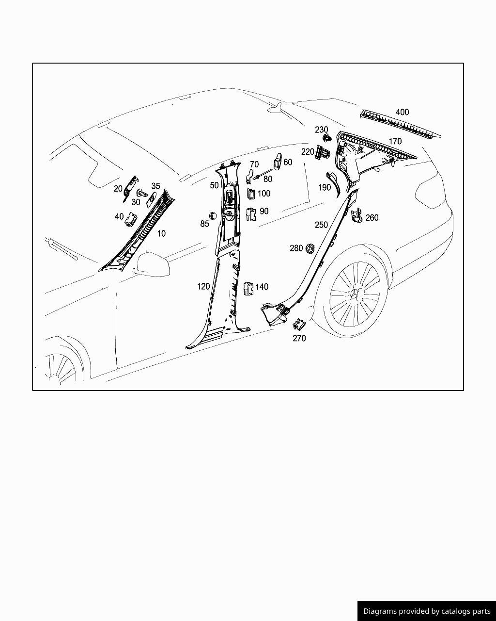 Car part diagram