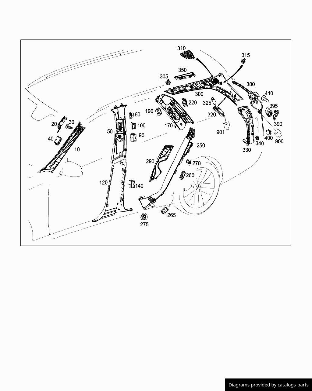 Car part diagram
