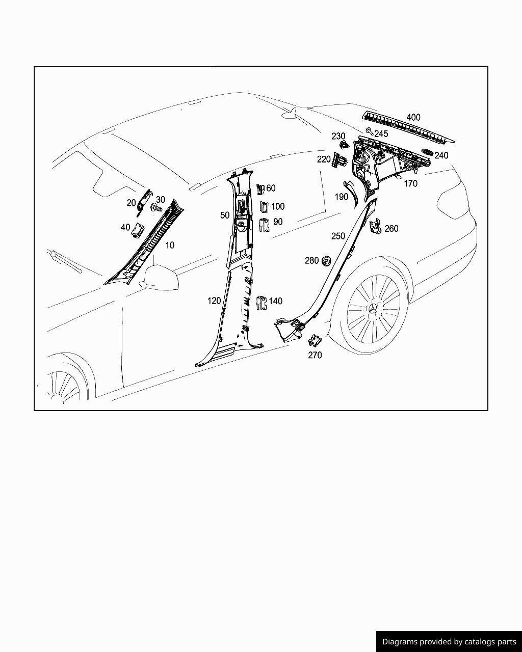 Car part diagram