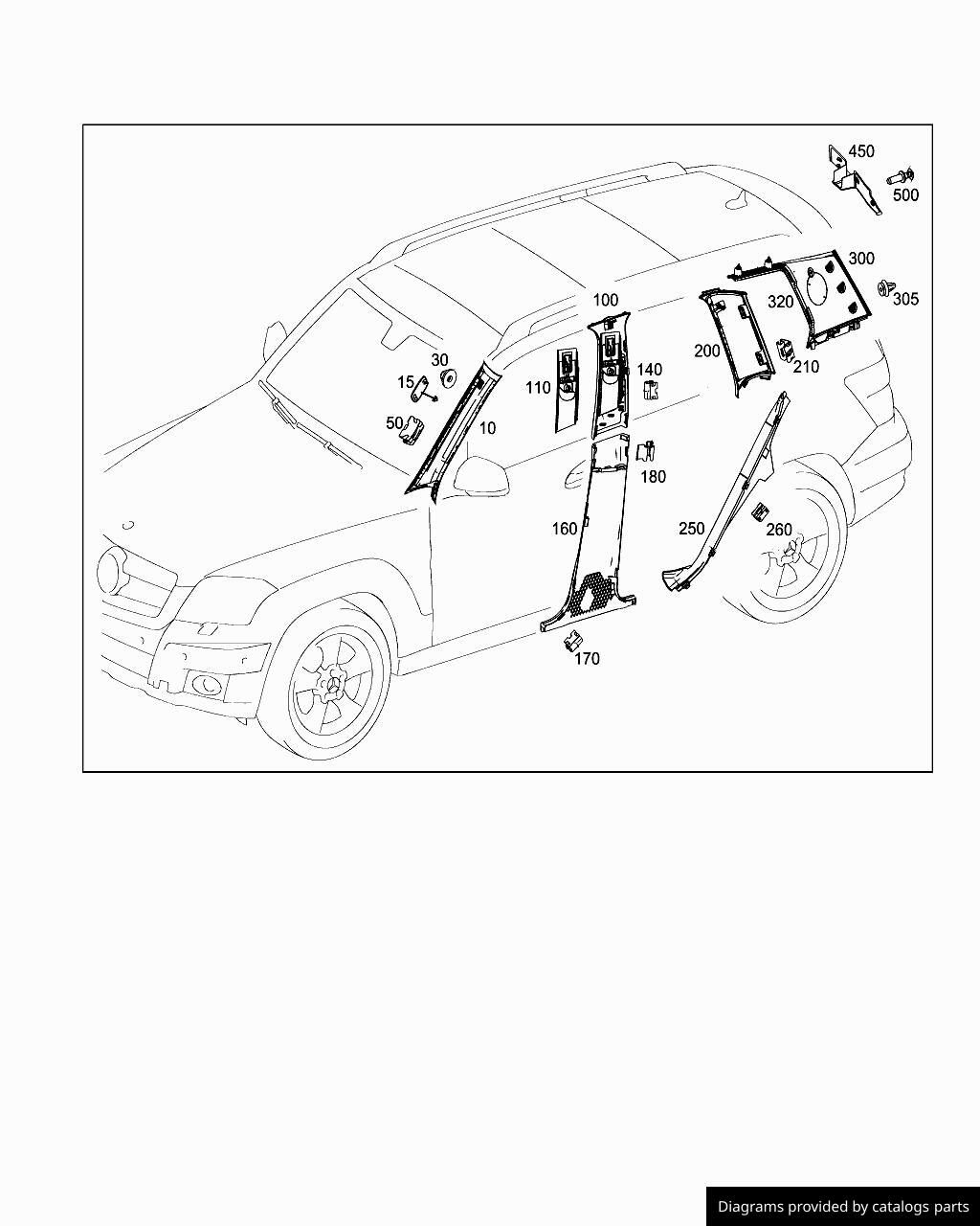 Car part diagram