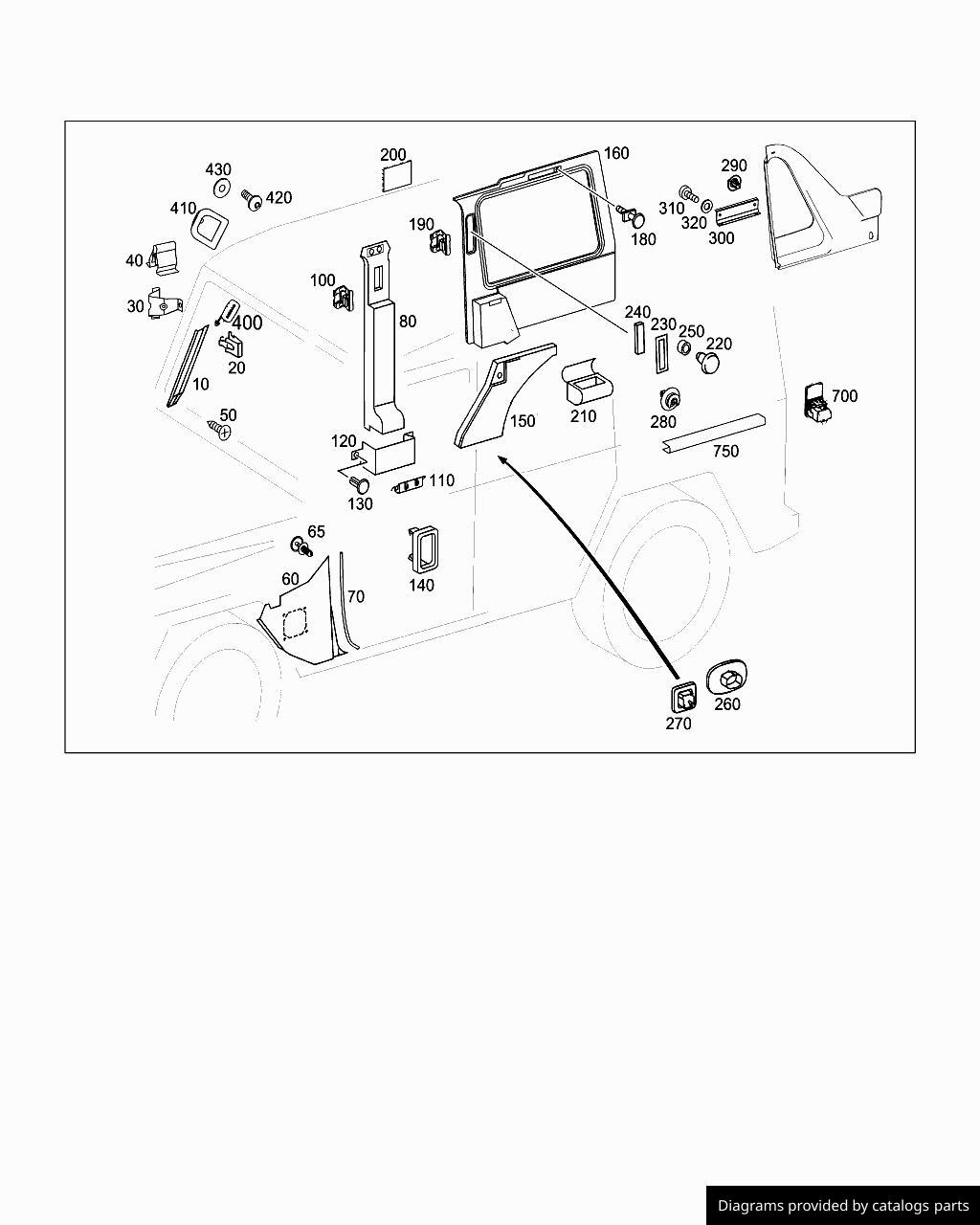 Car part diagram