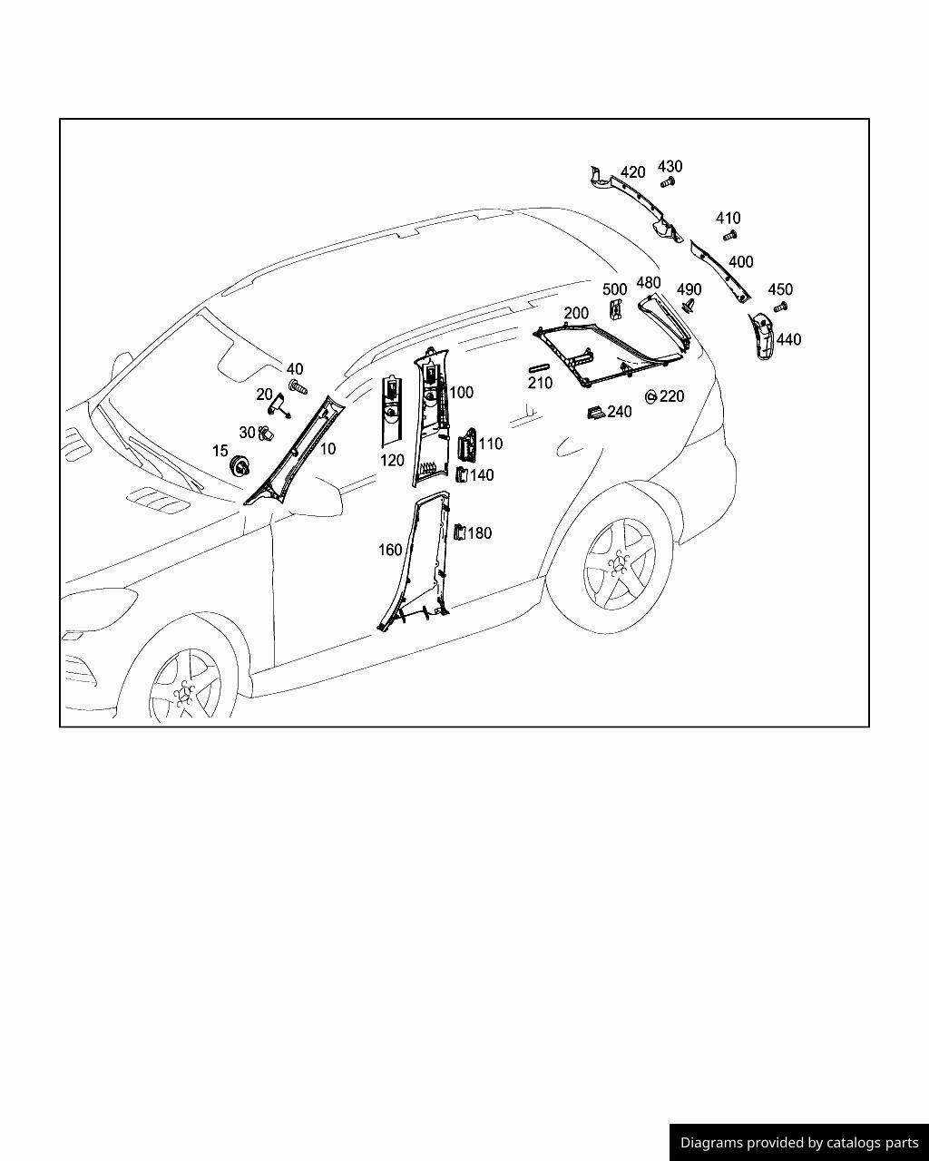 Car part diagram