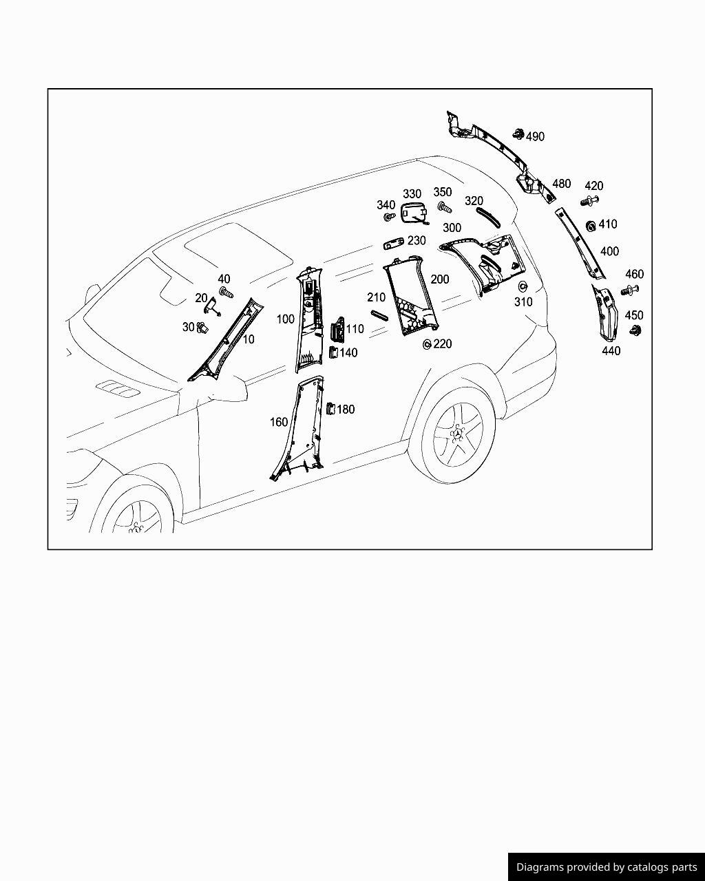Car part diagram