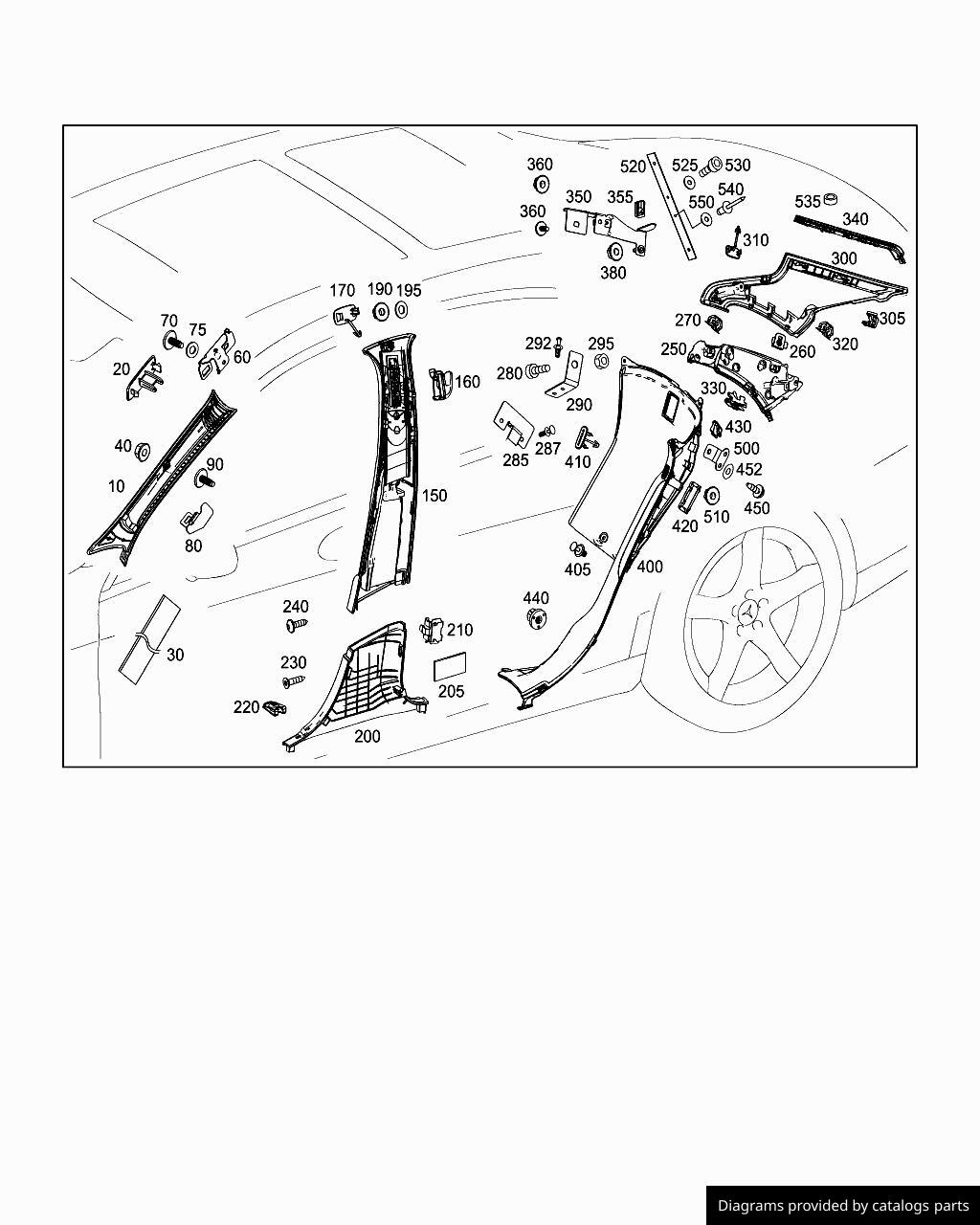Car part diagram