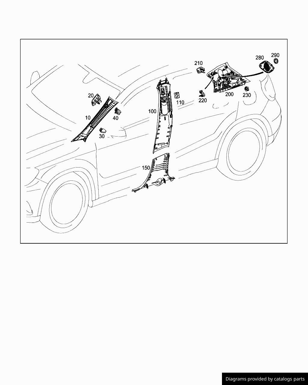 Car part diagram