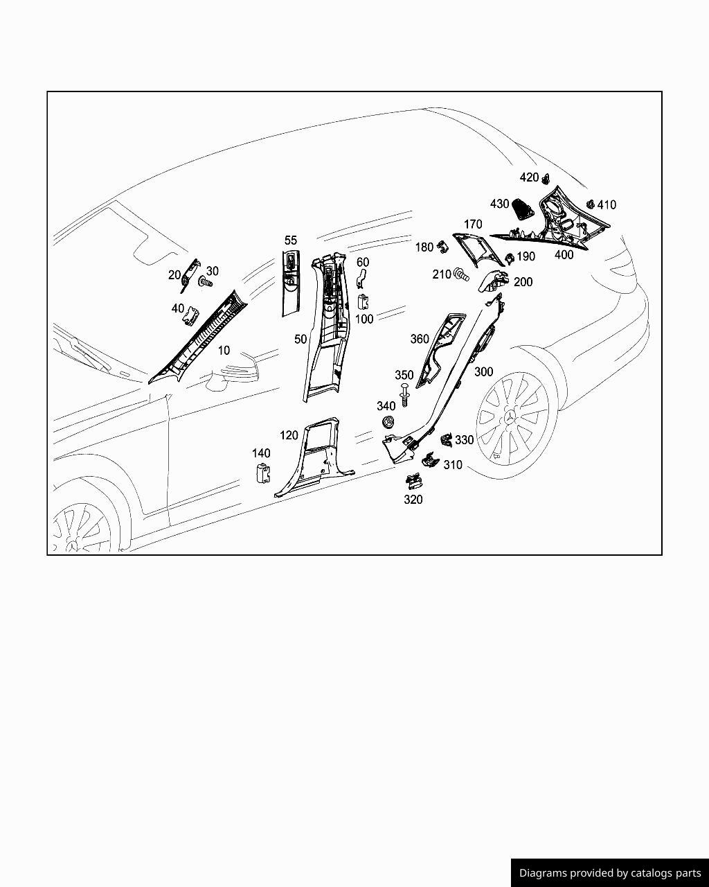 Car part diagram