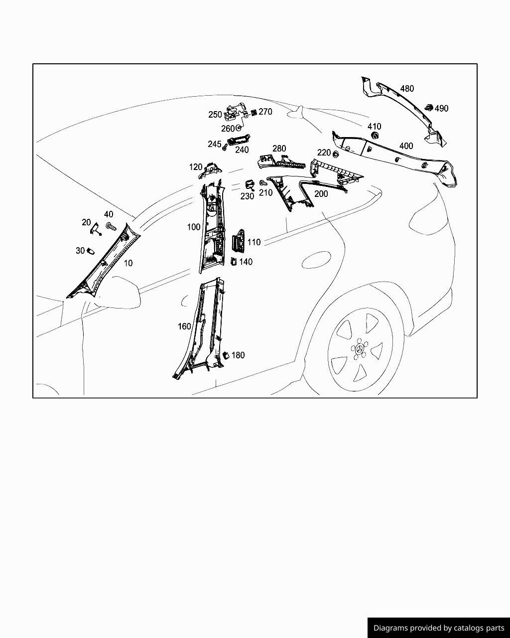 Car part diagram