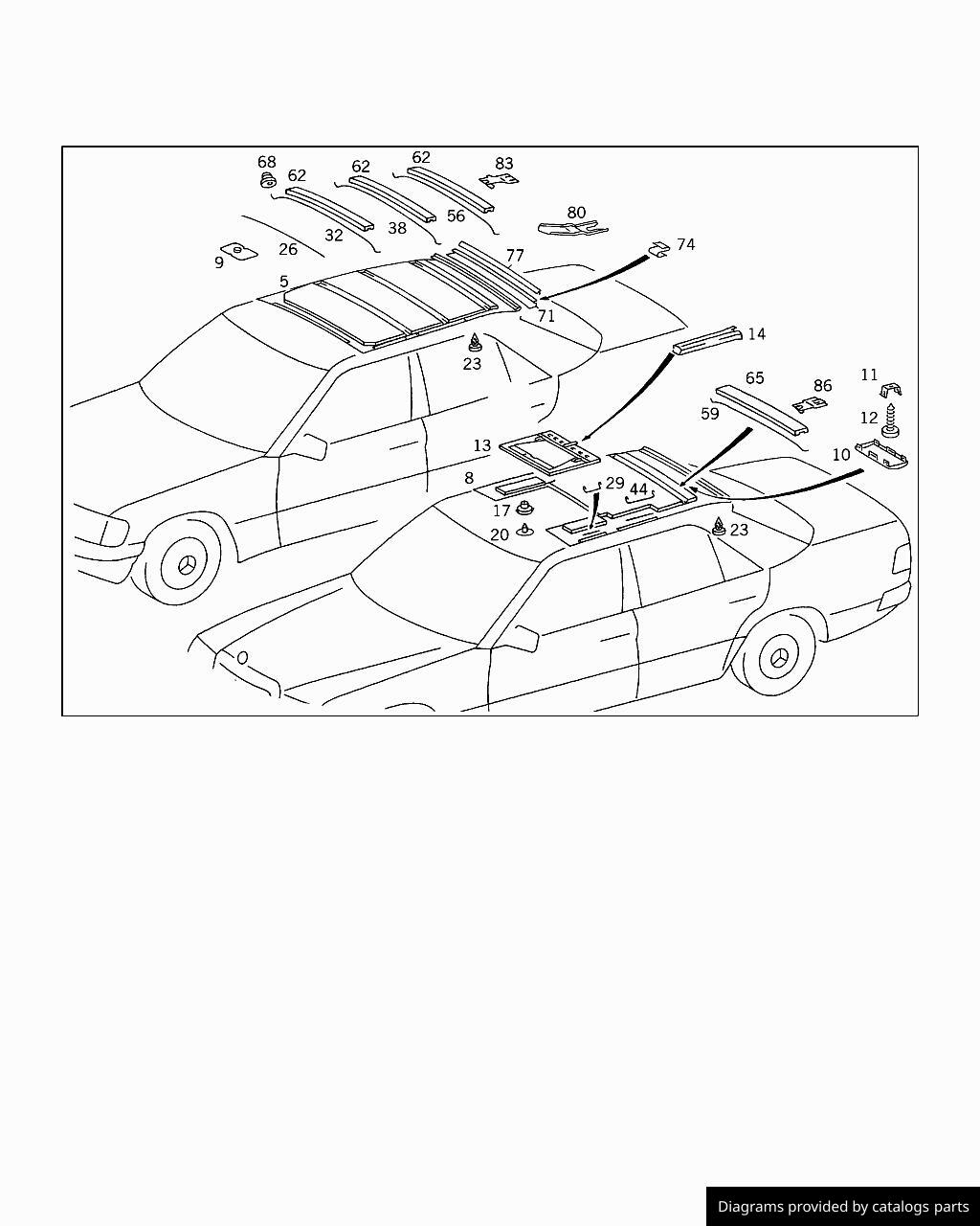 Car part diagram