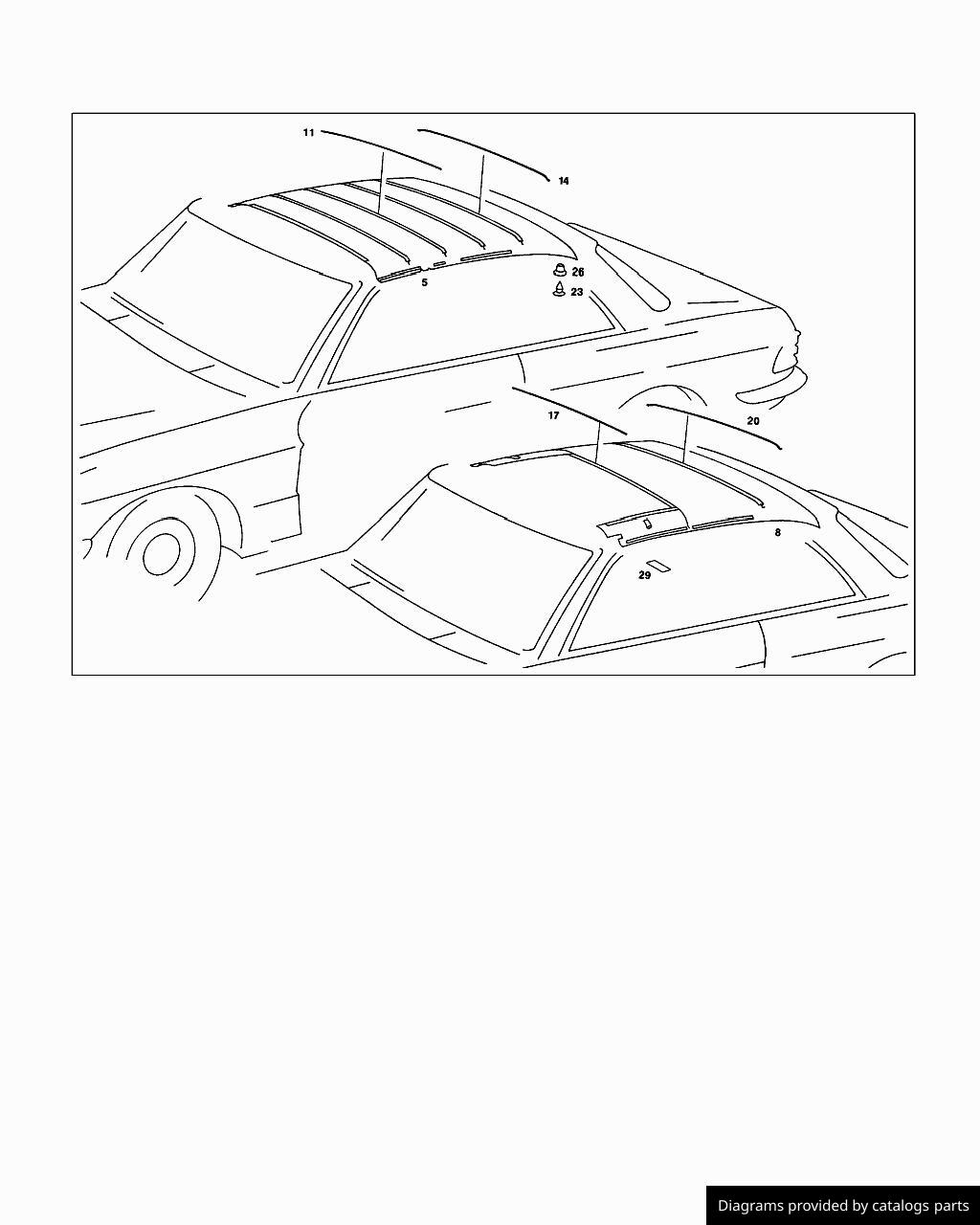 Car part diagram