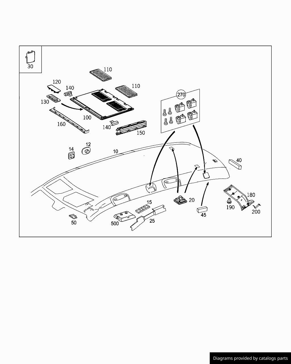 Car part diagram