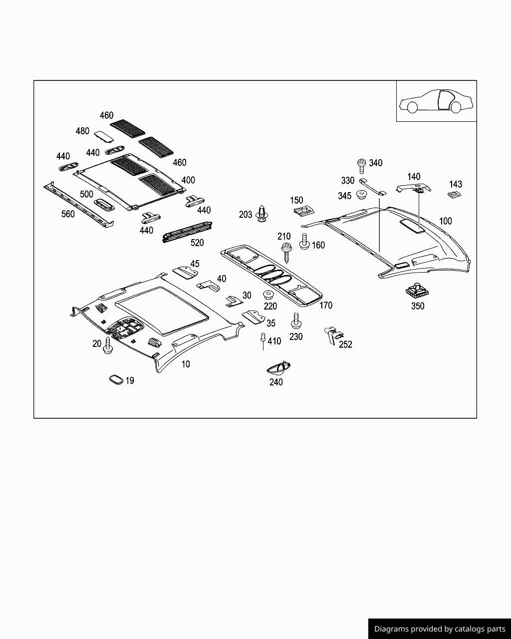 Car part diagram