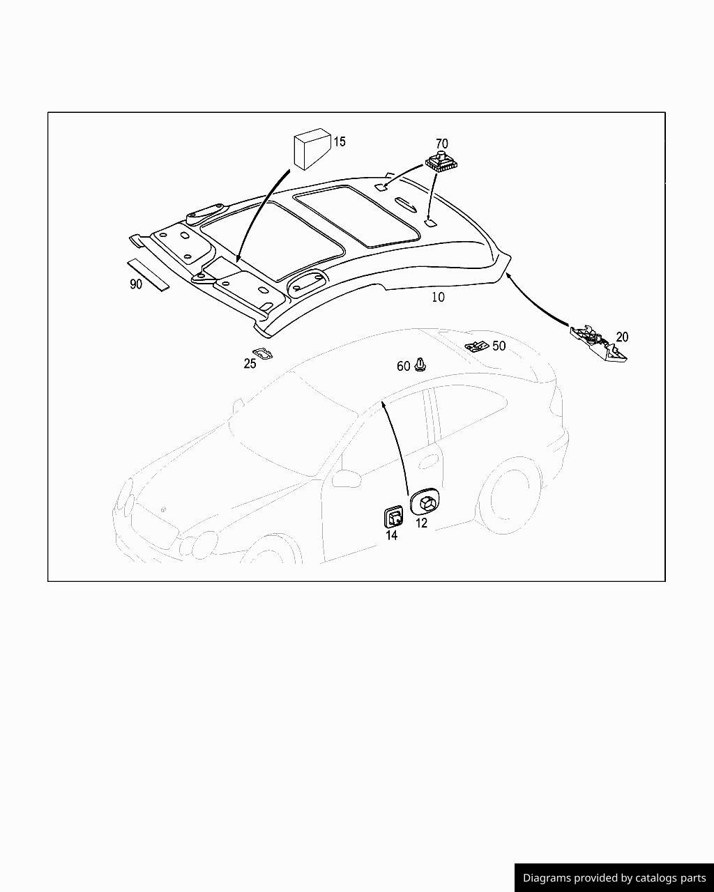 Car part diagram