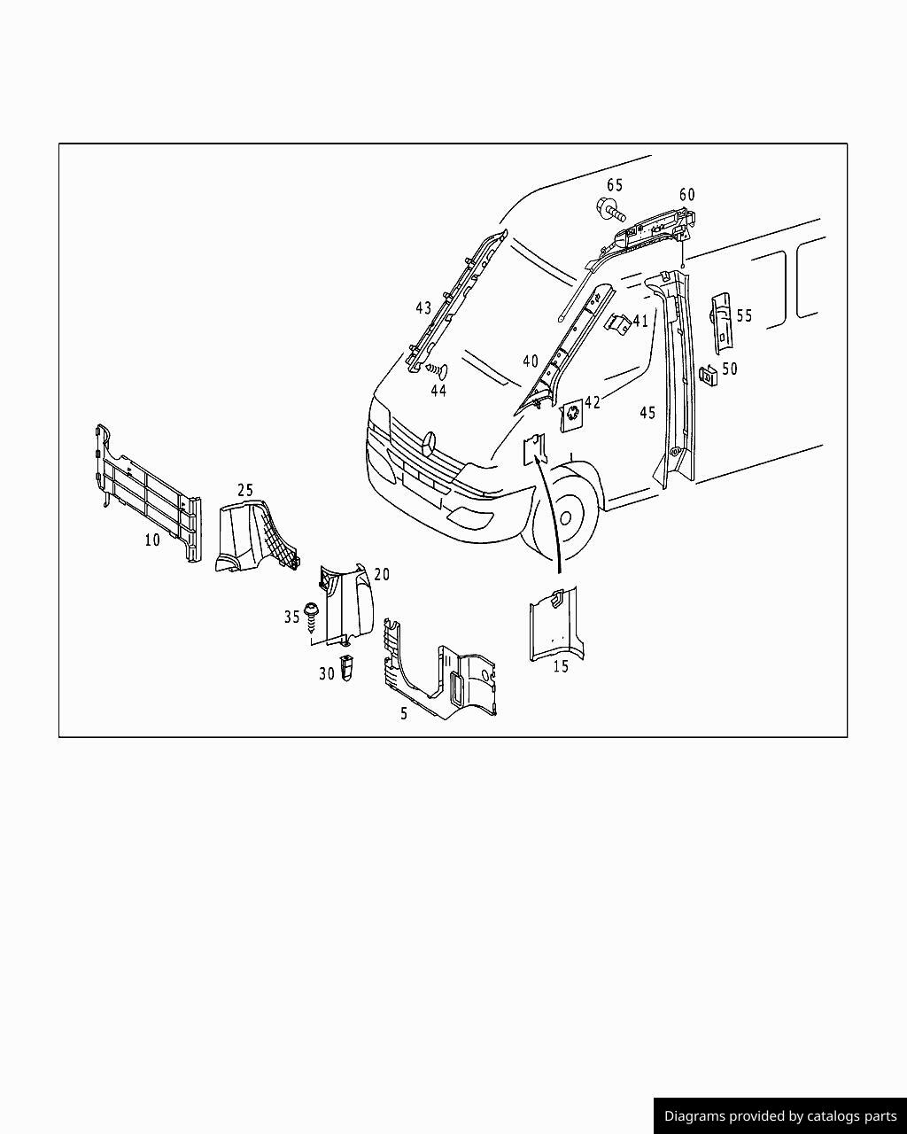 Car part diagram