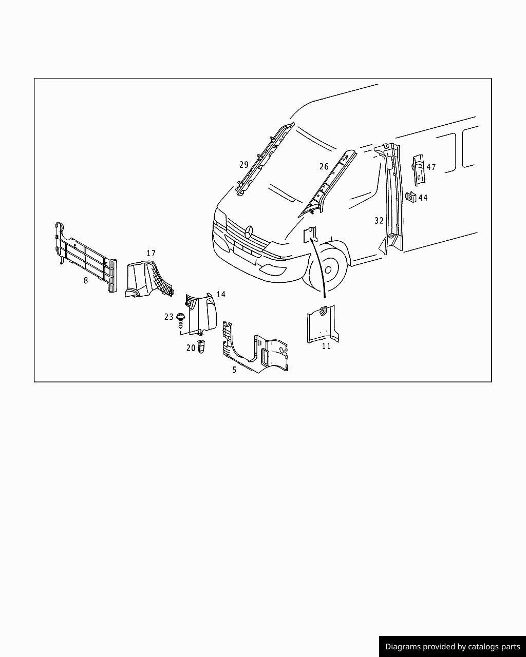 Car part diagram