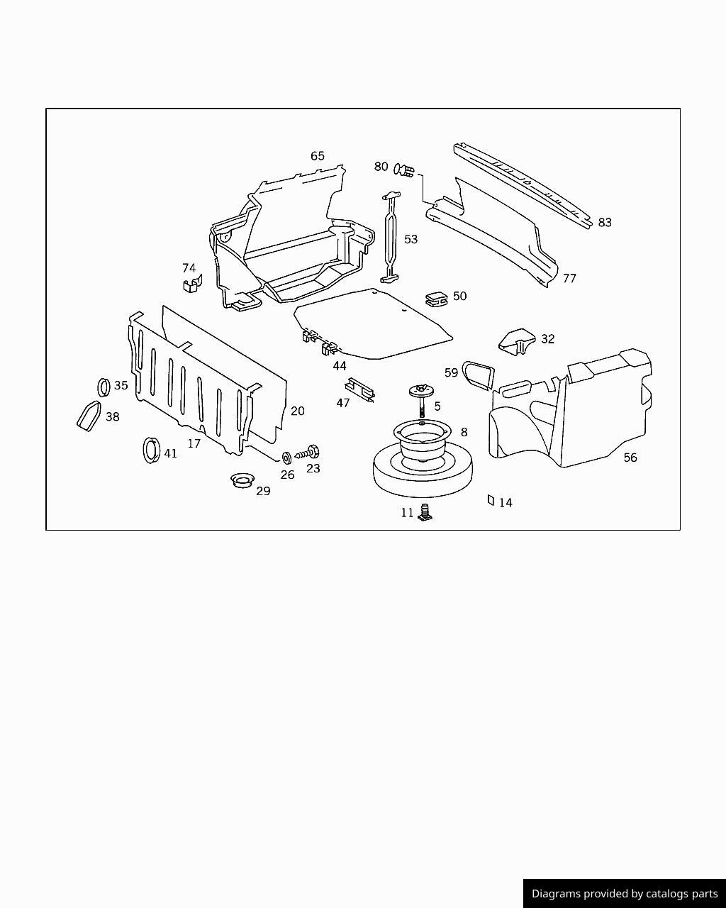 Mercedes Benz Covering A1266931133 - LLLParts