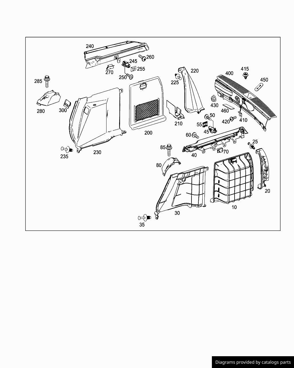 Car part diagram