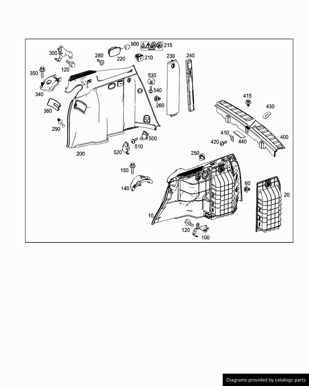 Car part diagram