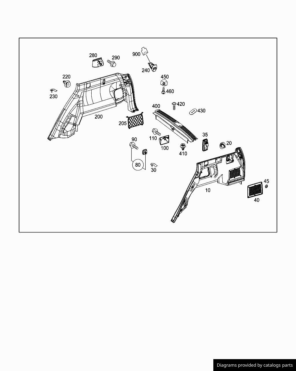 Car part diagram